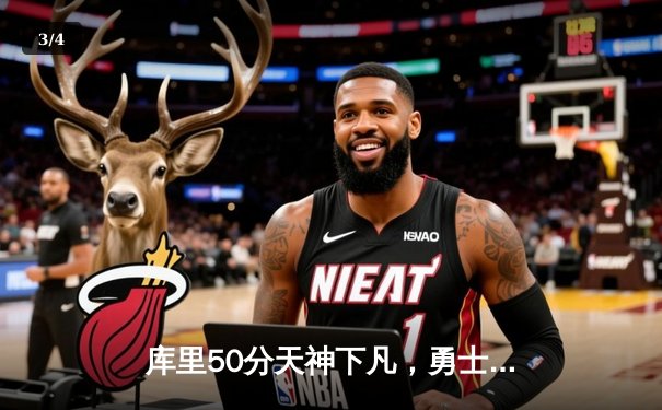 库里50分天神下凡，勇士加时险胜国王挺进次轮 - 3